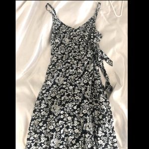Hollister Floral Print Wrap Dress
